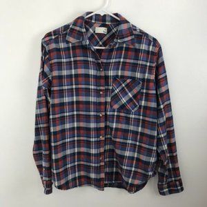 Aritzia Wilfred Free Plaid Shirt